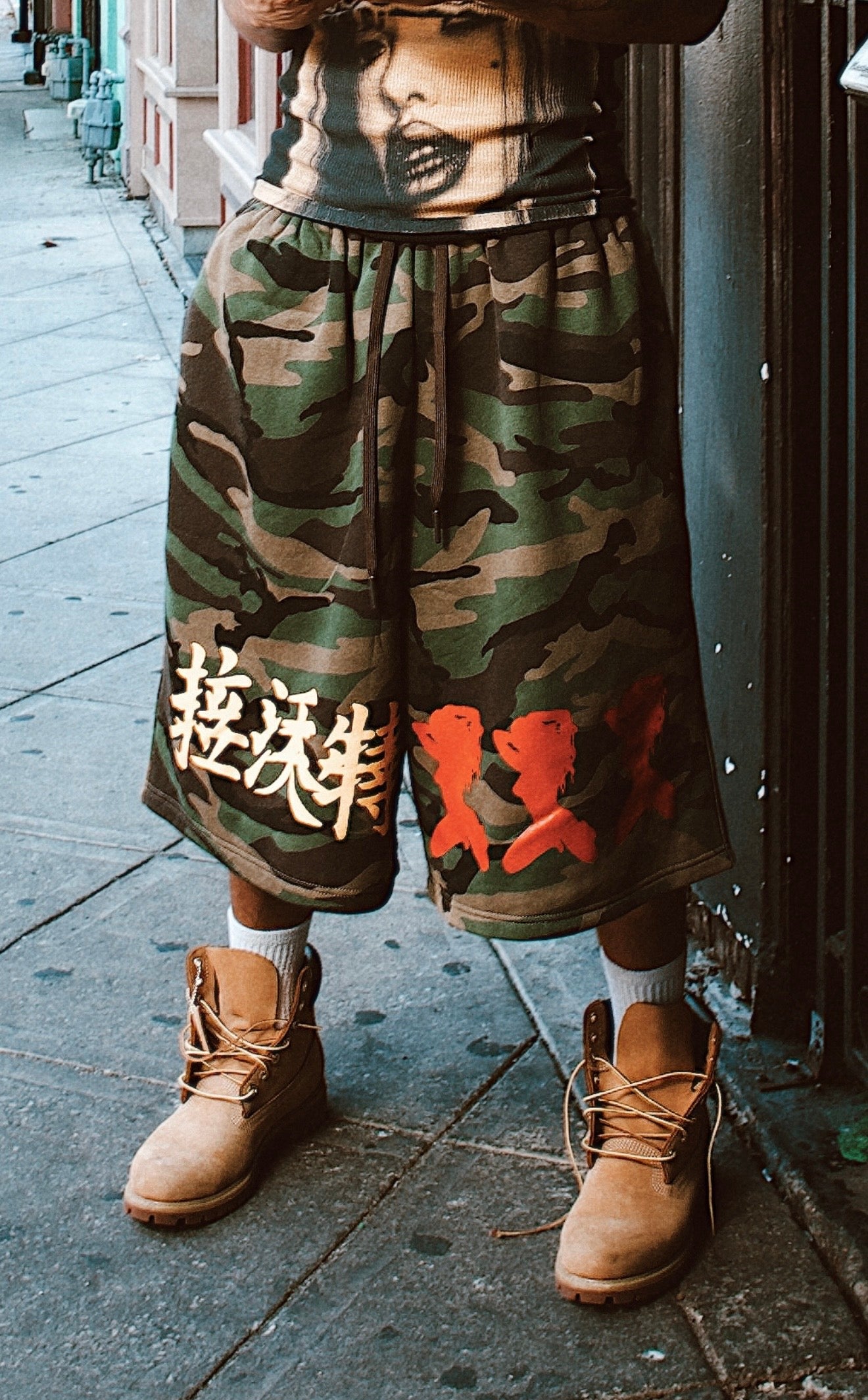 FOREIGN SWEAT JORTS